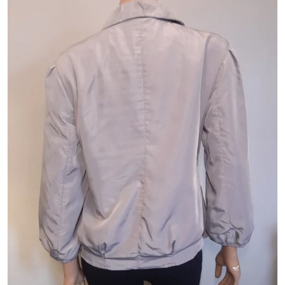 Lightweight Cropped Balloon Sleeve Jacket - Picture 3 of 16